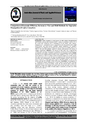 Thumbnail de Comparison of economic efficiency between in vitro and field methods for vegetative propagation of Coffea Canephora.