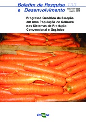 Thumbnail de Progresso genético da seleção em uma população de cenoura nos sistemas de produção convencional e orgânico.