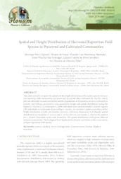 Thumbnail de Spatial and Height Distribution of Harvested Rupestrian Field Species in Preserved and Cultivated Communities.