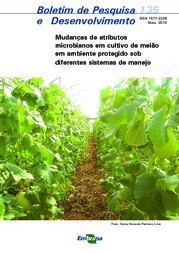 Thumbnail de Mudanças de atributos microbianos em cultivo de melão em ambiente protegido sob diferentes sistemas de manejo.