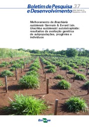 Thumbnail de Melhoramento de Brachiaria ruziziensis Germain & Evrard (sin. Urochloa ruziziensis) autotetraploide: resultados da avaliação genética de subpopulações, progênies e indivíduos.