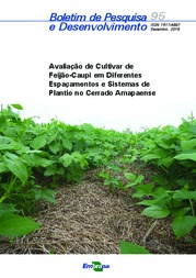 Thumbnail de Avaliação de cultivares de feijão-caupi em diferentes espaçamentos e sistemas de plantio no Cerrado amapaense.