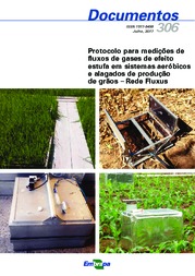 Thumbnail de Protocolo para medições de fluxos de gases de efeito estufa em sistemas aeróbicos e alagados de produção de grãos - Rede Fluxus.