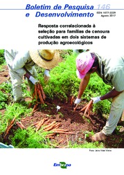 Thumbnail de Resposta correlacionada à seleção para famílias de cenoura cultivadas em dois sistemas de produção agroecológicos.