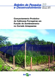 Thumbnail de Comportamento produtivo de cultivares forrageiras em função do sombreamento no Cerrado Amapaense.