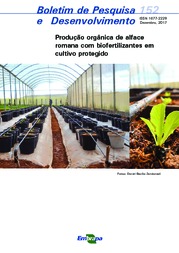 Thumbnail de Produção orgânica de alface romana com biofertilizantes em cultivo protegido.