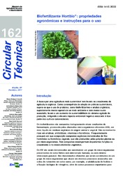 Thumbnail de Biofertilizante Hortbio®: propriedades agronômicas e instruções para o uso.