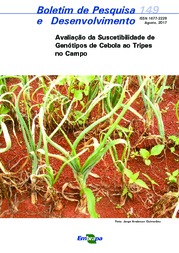 Thumbnail de Avaliação da suscetibilidade de genótipos de cebola ao tripes no campo.