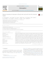 Thumbnail de Natural variation of selenium in Brazil nuts and soils from the Amazon region.