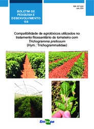 Thumbnail de Compatibilidade de agrotóxicos utilizados no tratamento fitossanitário do tomateiro com Trichogramma pretiosum (Hym.: Trichogrammatidae).