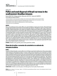 Thumbnail de Pollen and seed dispersal of Brazil nut trees in the southwestern Brazilian Amazon.