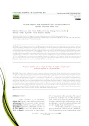 Thumbnail de Genetic progress with selection of Coffea canephora clones of superior processed coffee yield.