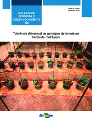 Thumbnail de Tolerância diferencial de genótipos de tomate ao herbicida metribuzin.