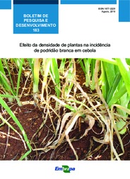 Thumbnail de Efeito da densidade de plantas na incidência de podridão branca em cebola.