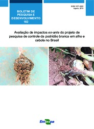 Thumbnail de Avaliação de impactos ex-ante do projeto de pesquisa de controle da podridão branca em alho e cebola no Brasil.