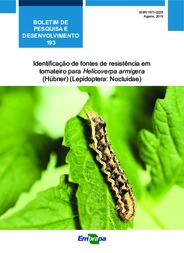 Thumbnail de Identificação de fontes de resistência em tomateiro para Helicoverpa armigera (Hübner) (Lepidoptera: Noctuidae).