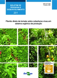 Thumbnail de Plantio direto de tomate sobre coberturas vivas em sistema orgânico de produção.