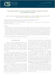 Thumbnail de Beverage quality of most cultivated Coffea canephora clones in the Western Amazon.