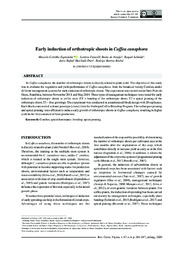 Thumbnail de Early induction of orthotropic shoots in Coffea canephora.