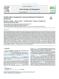 Thumbnail de Swidden fallow management to increase landscape-level Brazil nut productivity.