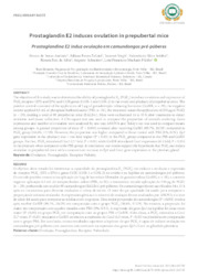 Thumbnail de Prostaglandin E2 induces ovulation in prepubertal mice.