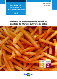 Thumbnail de Influência de níveis crescentes de NPK na qualidade de fritura de cultivares de batata.