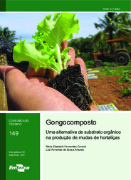 Thumbnail de Gongocomposto: uma alternativa de substrato orgânico na produção de mudas de hortaliças.