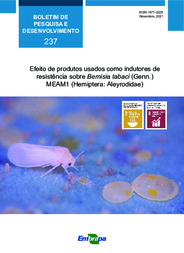 Thumbnail de Efeito de produtos usados como indutores de resistência sobre Bemisia tabaci (Genn.) MEAM1 (Hemiptera: Aleyrodidae).