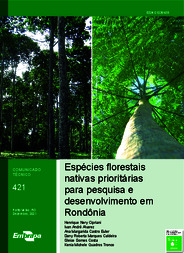 Thumbnail de Espécies florestais nativas prioritárias para pesquisa e desenvolvimento em Rondônia.