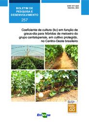 Thumbnail de Coeficiente de cultura (kc) em função de graus-dia para híbridos de meloeiro do grupo cantalupensis, em cultivo protegido, no Centro-Oeste brasileiro.