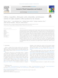 Thumbnail de Caffeine, trigonelline, chlorogenic acids, melanoidins, and diterpenes contents of Coffea canephora coffees produced in the Amazon.