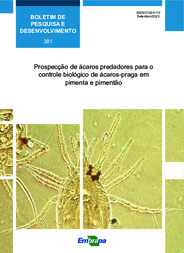 Thumbnail de Prospecção de ácaros predadores para o controle biológico de ácaros-praga em pimenta e pimentão.