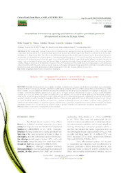 Thumbnail de Associations between tree spacing and features of native grassland grown in silvopastoral systems in Pampa biome.