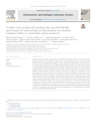 Thumbnail de H NMR, FAAS, portable NIR, benchtop NIR, and ATR-FTIR-MIR spectroscopies for characterizing and discriminating new Brazilian Canephora coffees in a multi-block analysis perspective.