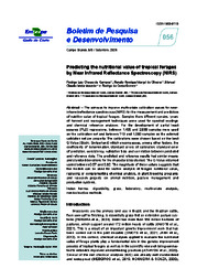 Thumbnail de Predicting the nutritional value of tropical forages by Near Infrared Reflectance Spectroscopy (NIRS).