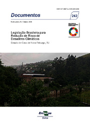 Thumbnail de Legislação brasileira para redução de risco de desastres climáticos: estudo de caso de Nova Friburgo, RJ.