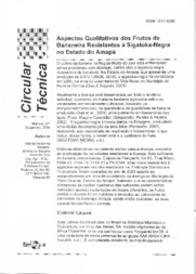 Thumbnail de Aspectos qualitativos dos frutos de bananeira resistentes à sigatoka-negra no Estado do Amapá.