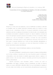 Thumbnail de Características do setor de distribuição de mandioca e derivados em Rondônia: um estudo exploratório.