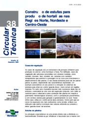 Thumbnail de Construção de estufas para produção de hortaliças nas Regiões Norte, Nordeste e Centro-Oeste.