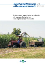 Thumbnail de Balanço de energia na produção de capim-elefante em condições experimentais.