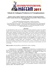 Thumbnail de Seleção de linhagens produtoras de transglutaminase.