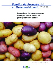 Thumbnail de Importância de caracteres para avaliação de um banco de germoplasma de batata.