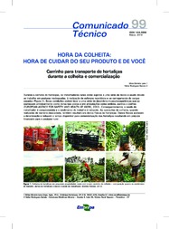 Thumbnail de Hora da colheita: hora de cuidar do seu produto e de você - carrinho para transporte de hortaliças durante a colheita e comercialização.