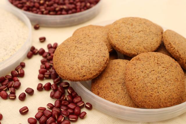 Image of Biscoito de farinha integral de feijão-azuki