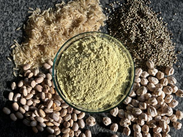 Image of Farinha integral de cereais e pulses para produção de alimentos isentos de glúten