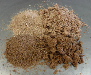 Image of Dehydrated cashew fiber for use in food products