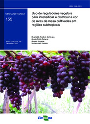 Uso de reguladores vegetais para intensificar e distribuir a cor de uvas de mesa cultivadas em regiões subtropicais