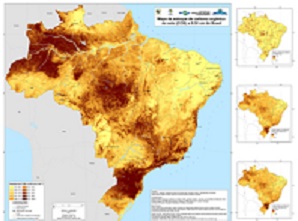 Mapa de carbono orgânico do solo